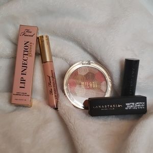 Too Faced, Milani, and Anastasia